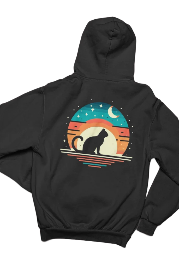 black cat lover Hoodie