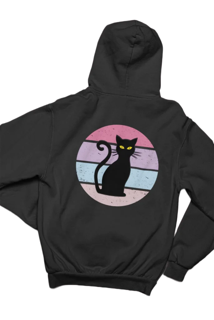 black cat lover Hoodie