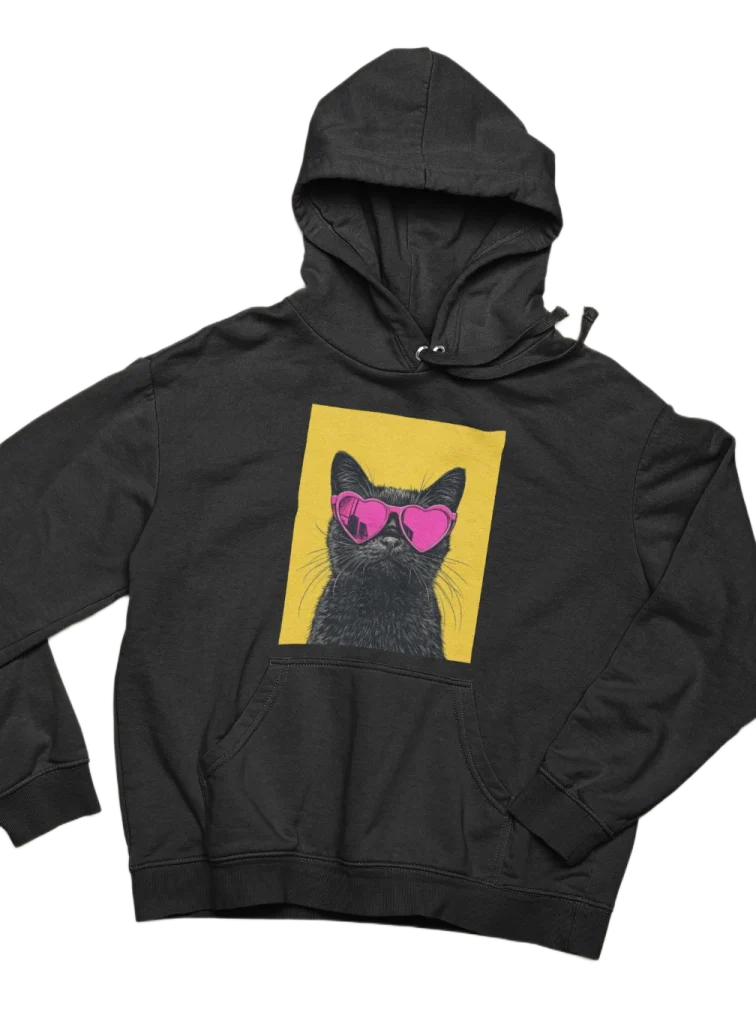 black cat lover Hoodie