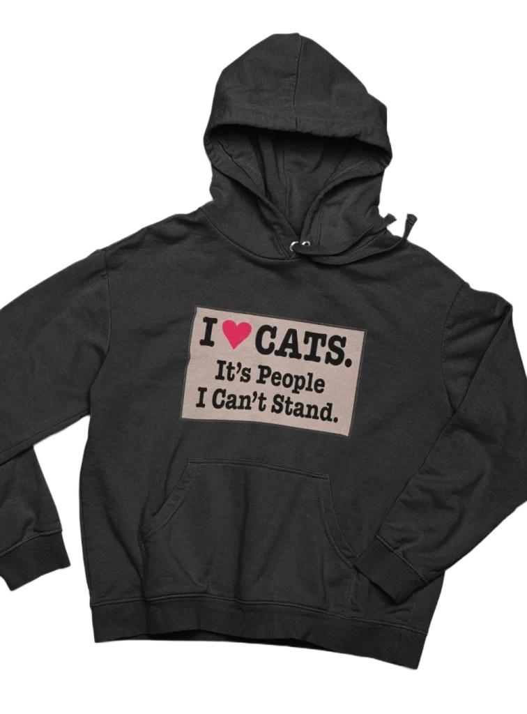 black cat lover Hoodie