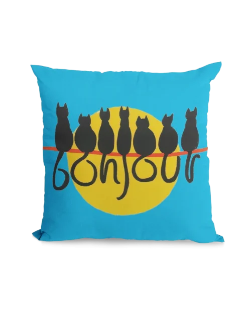 Bonjour Void Cat Pillowcase #14