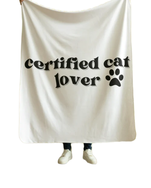 Certified Cat Lover Blanket #29