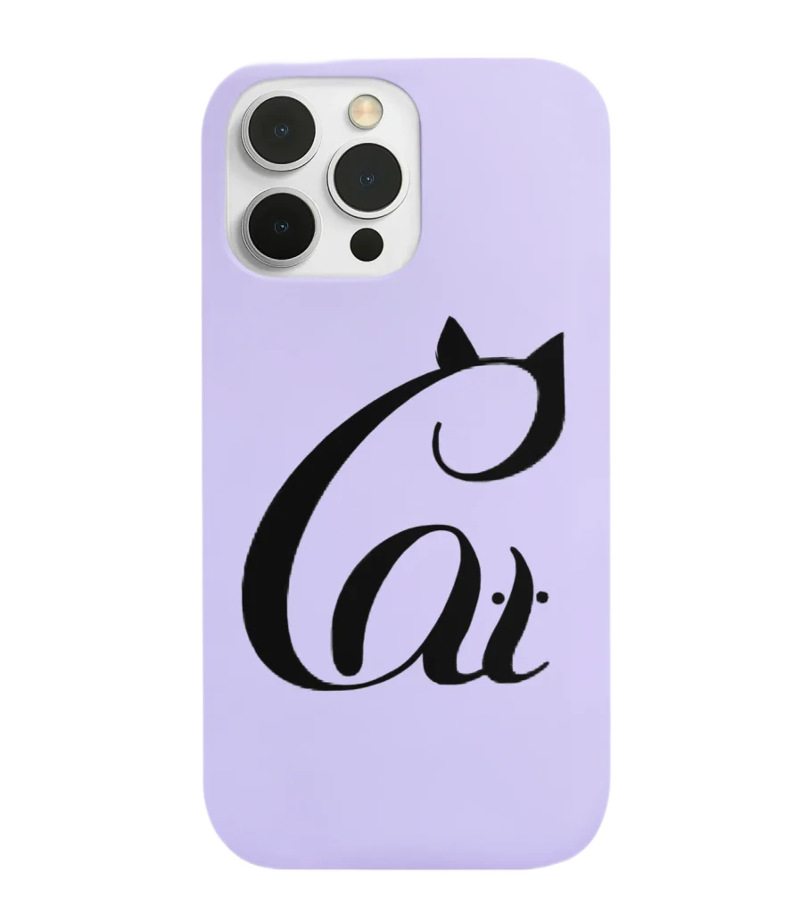 silicone tpu void cat lover phone case
