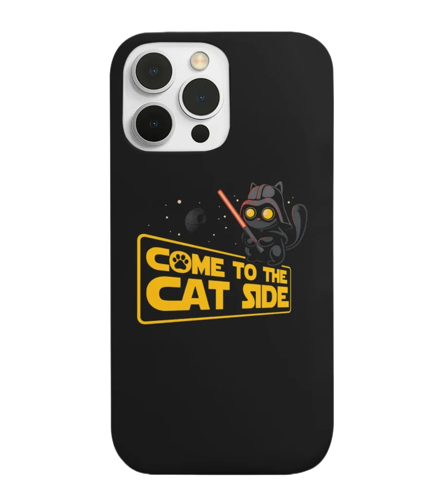 silicone tpu void cat lover phone case come to the cat side