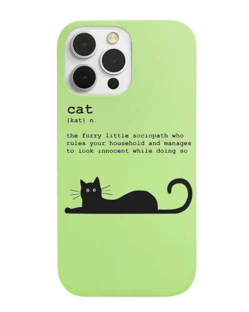 silicone tpu void cat lover phone case