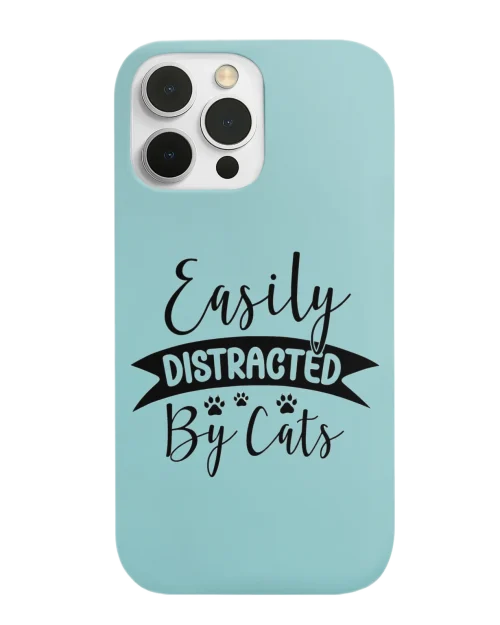 Easily Distracted by Cats Void Cat Phone Case #16