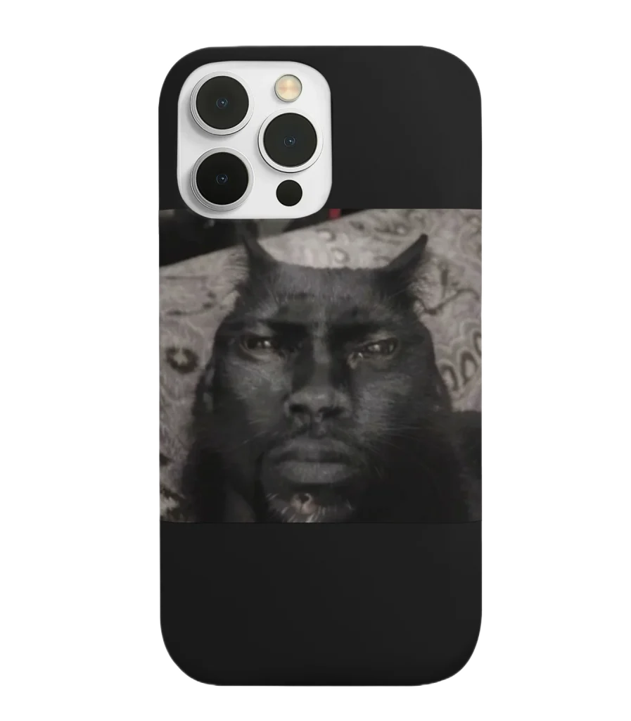 silicone tpu void cat lover phone case