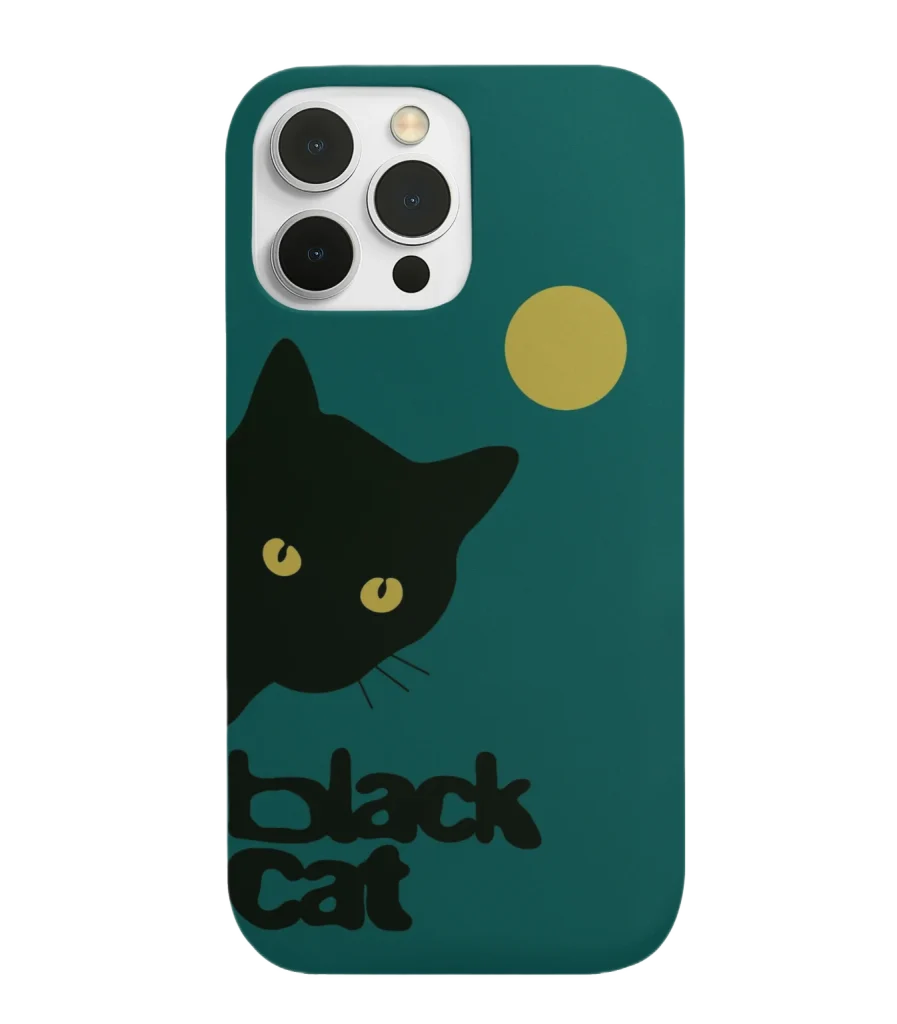 silicone tpu void cat lover phone case