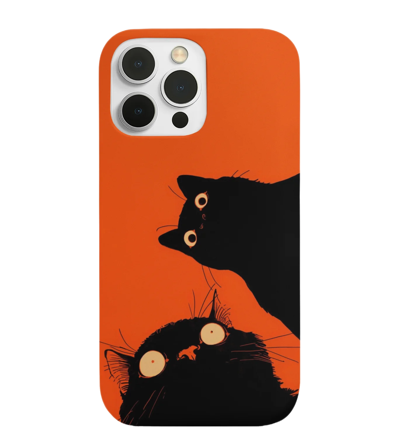 silicone tpu void cat lover phone case